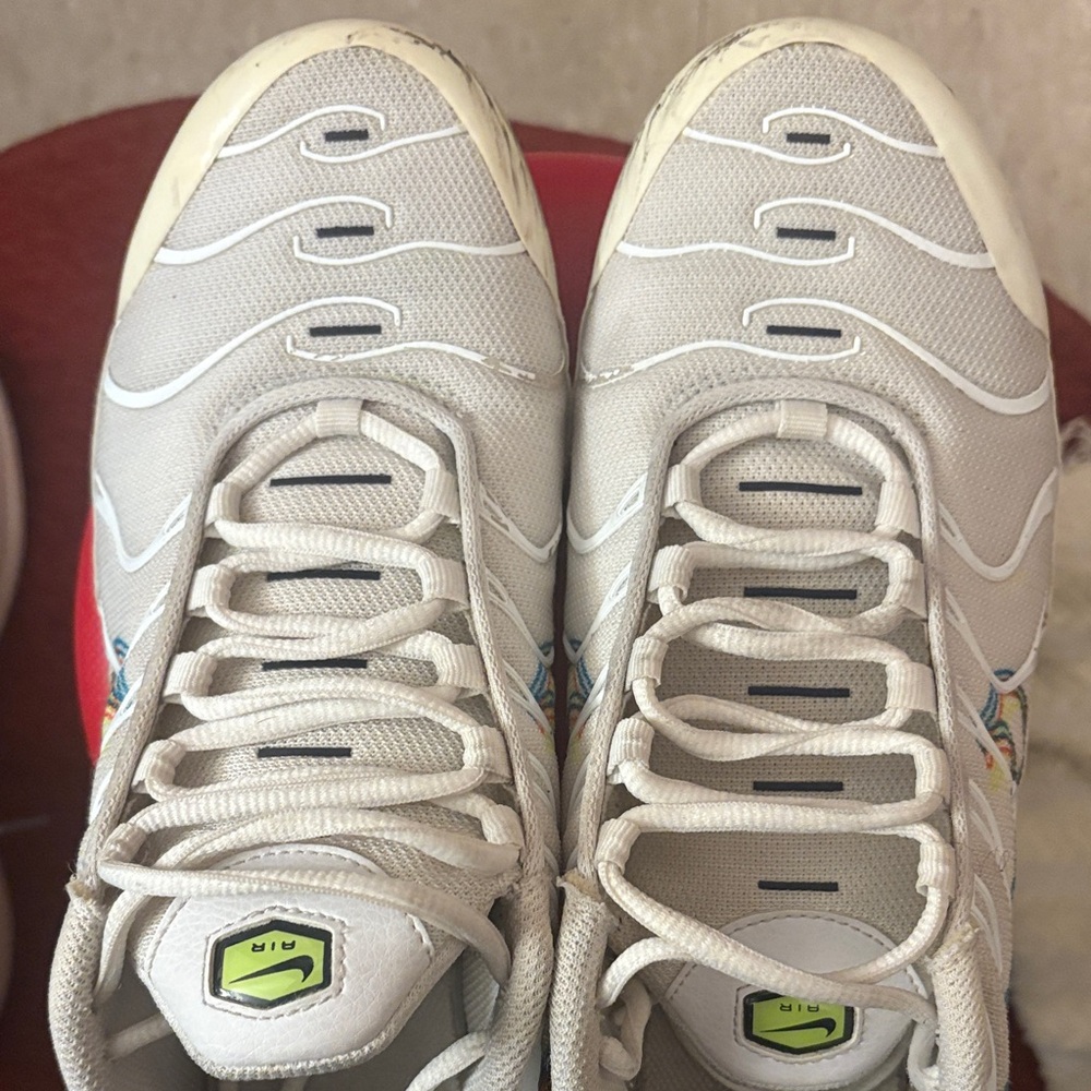 Nike Air Max Plus White and Black Sneakers